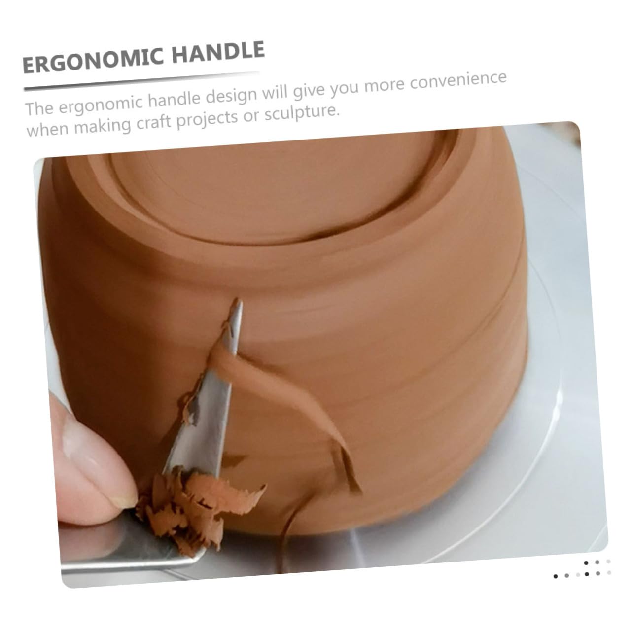 Lurrose 8 Pz Strumenti per intagliare l'argilla Utensili in Ceramica Ceramica Strumenti di modellazione delle Texture Strumento per la creazione di Maniglie intagliare Utensili da Taglio