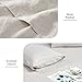 DAPU 100% Linen Duvet Cover Set - Pure Natural French Flax Linen with 8 Corner Ties and Zipper Closure Soft Breathable Durable for Hot Sleepers 1 Duvet Cover 2 Pillowcases (Natural Linen, Queen/Full)