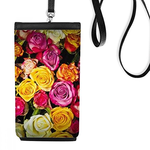 Cadeau porte-monnaie original en cuir avec imprimé floral pour femme