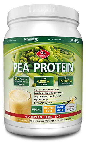 Olympian Lab Vanilla Pea Protein, 494 Grams, 13 Servings