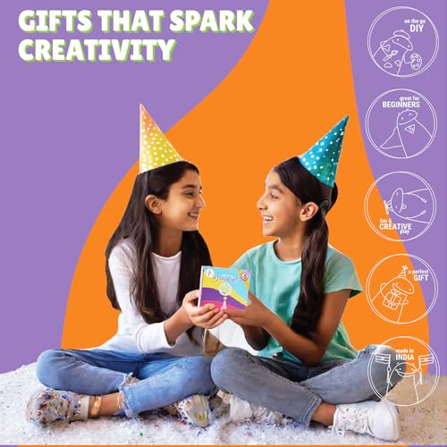 Image of Kalakaram Mini DIY Dreamcatcher Making Craft Kit for Kids - DIY On-The-Go Art & Craft Activity Set, Creative Dreamcatcher Kit, Perfect for Birthday Return Gift & Party Favor for Girls and Boys Ages 4-7