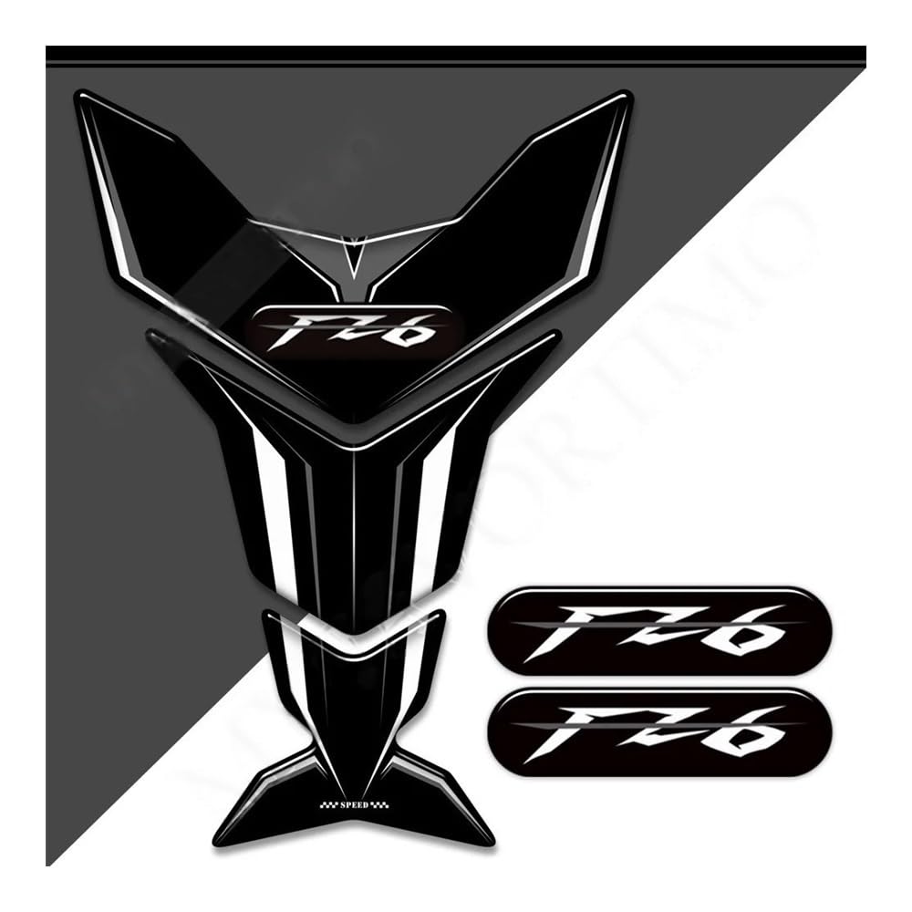 Motorbike Tank Pads Motorcycle Stickers Tank Pad for FZ6 FZ6S FZ6N for Fazer Knee Decal Kit Motorbike Protector Decals