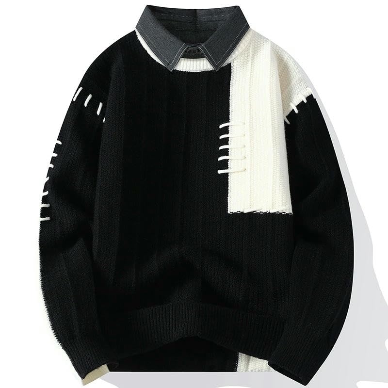 Pull en tricot confortable pour homme idéal au quotidien