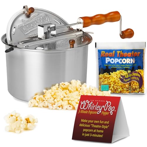Whirley Pop Silver Popcorn Maker