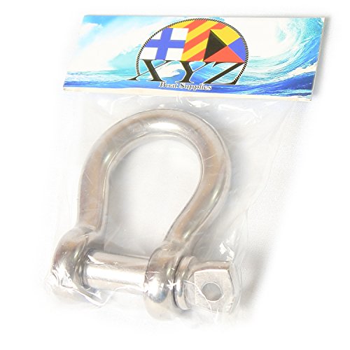 Xyz Boat Supplies 316 Stainless Steel D- Shackle R #TOP3