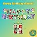 Lemoneon Dandy's World Birthday Party Decorations Supplies Happy Birthday Banner Cake Cupcake Toppers Balloons Background