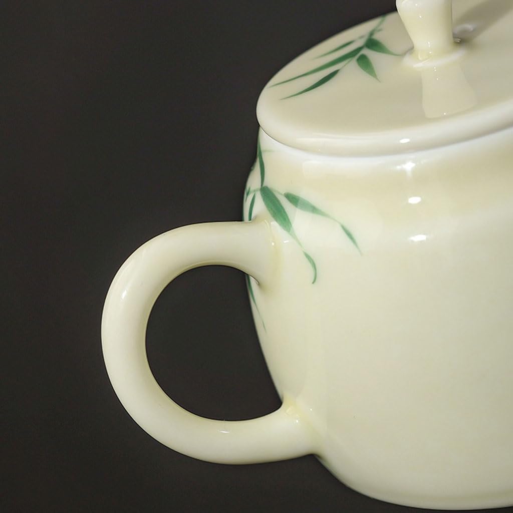 Ceramiczny czajniczek ręcznie malowany czajniczek pojedynczy ceramiczny zaparzacz do herbaty z pokrywką chiński styl herbata picie popołudniowej herbaty czajniczek dzbanek do herbaty ceramiczny