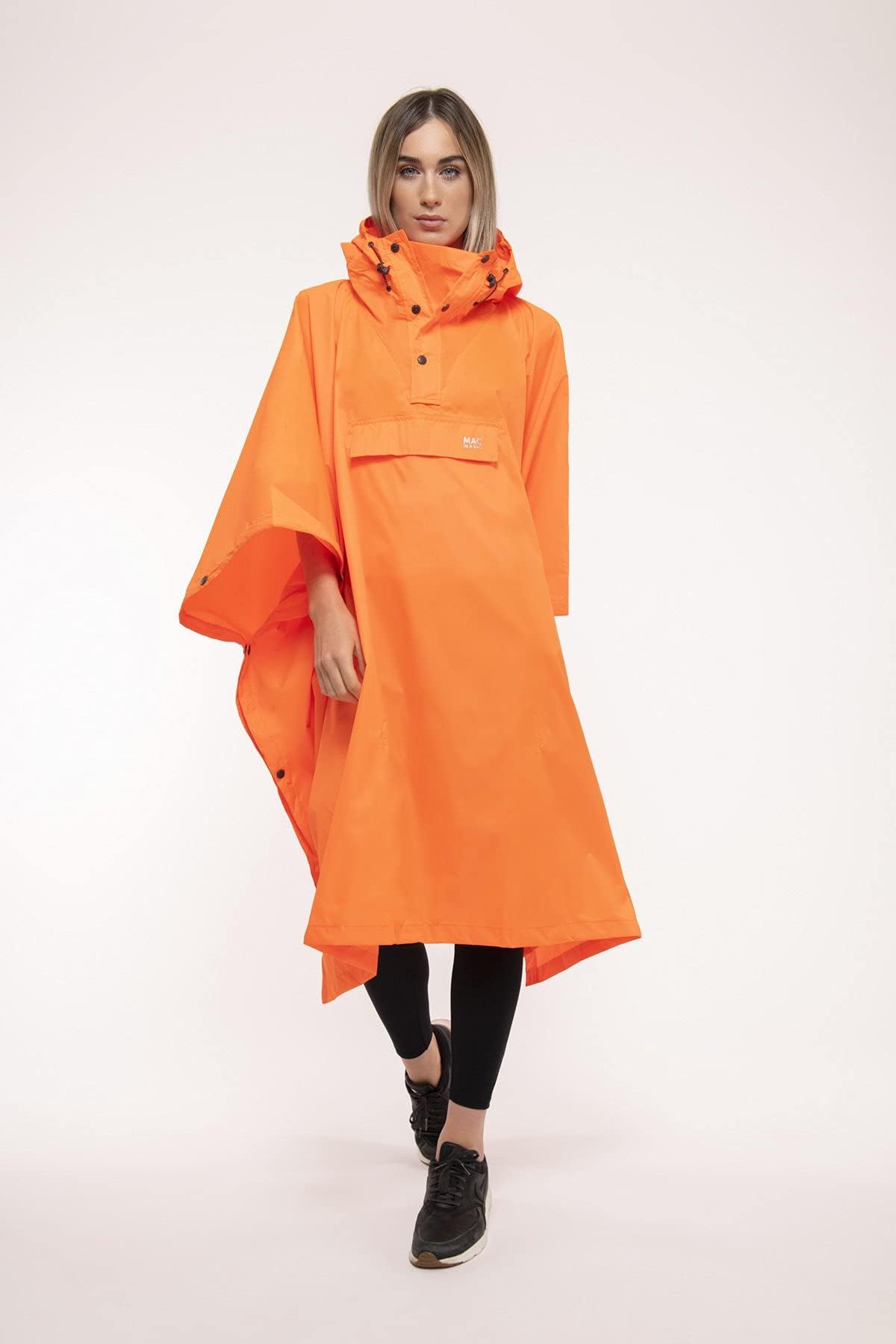 Mac in a Sac Regenponcho – wasserdicht, leicht, Kapuze | Rollbarer, leichter Regenponcho für Damen und Herren