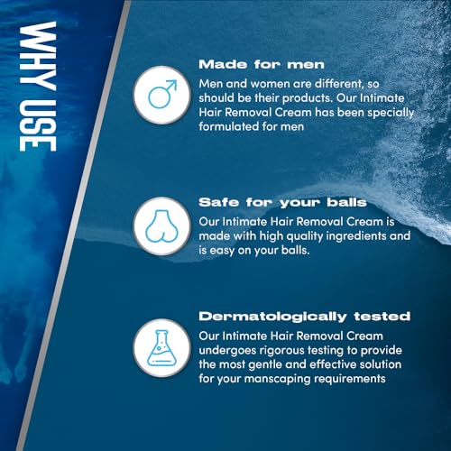 Image of Bold Care Intimate Hair Removal Cream for Men - Fast & Painless, Soothing for Unwanted Coarse Pubic Hair, Suitable For All Skin Types - Pack of 2