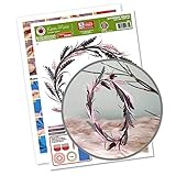 Karen Marie's September Wreath Quilling Template