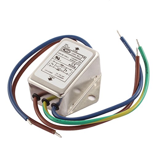 Uxcell A15060800UX0461 10A Cw1B-10A-L Noise Suppressor Power Emi Filter, Ac 115V/250V cover