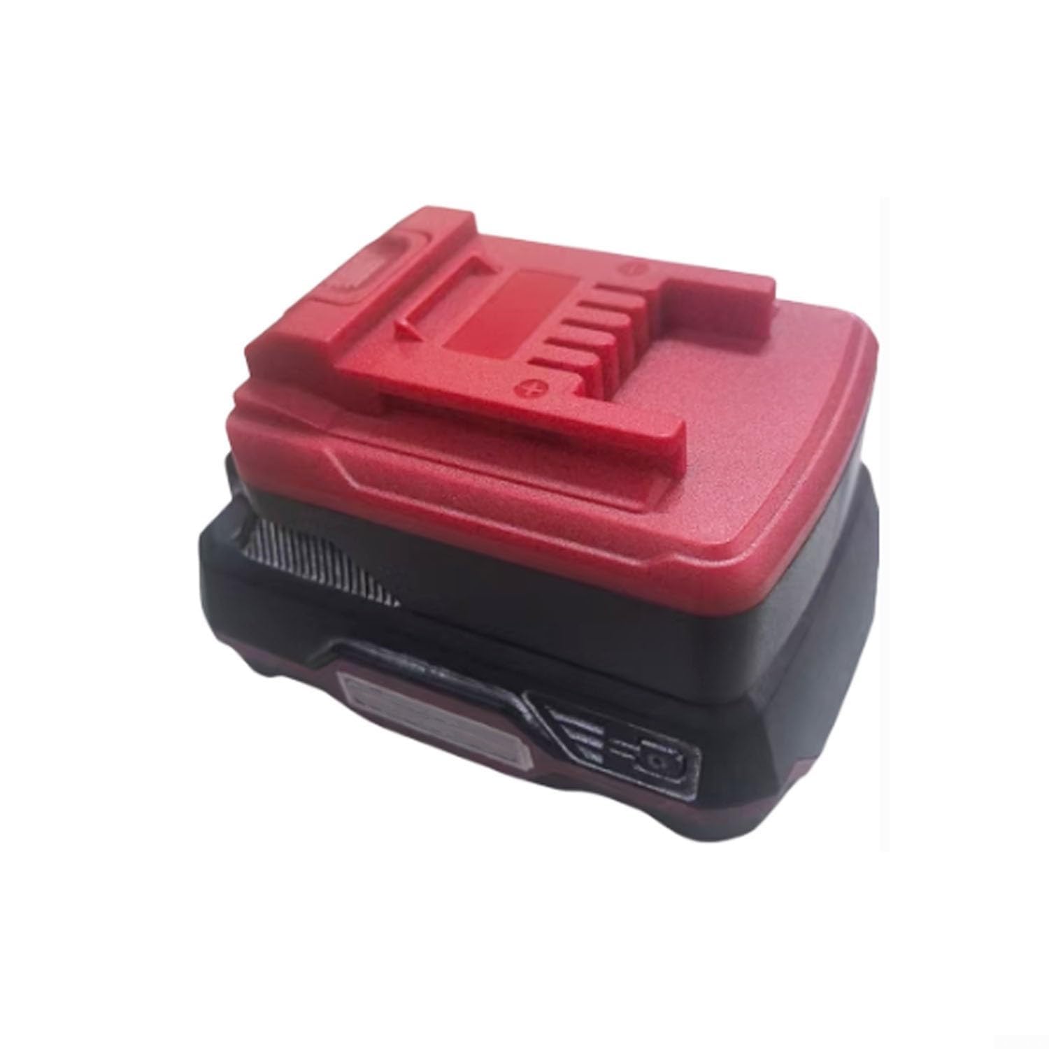 Adaptador de batería para Parkside X20 V a Einhell Power X-Change 18 V de iones de litio, adaptador de batería de herramientas, color negro, plástico, 90 x 60 mm