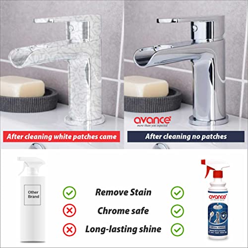 Image of Avance Powerful Lime Scale Stain Remover, Steel Tap Cleaner