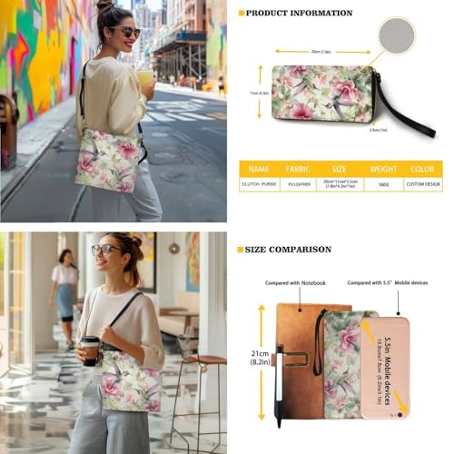 Image of Bucket Crossbody Bag Set for Women Lady, Leather Purse and Wallet Set Large Bucket Bag with Wallet