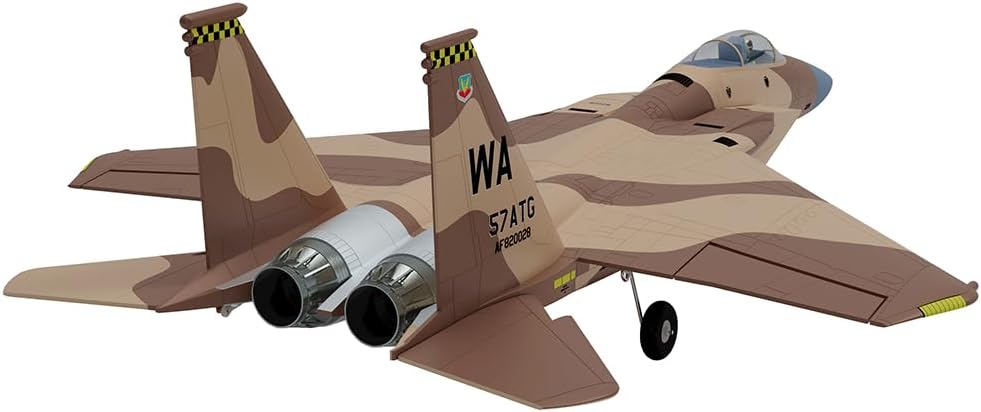 F-15 Twin 40mm EDF RC Airplane RC Fighter Jet PNP (Transmitter, Receiver or Battery not Included) (Desert Camo)