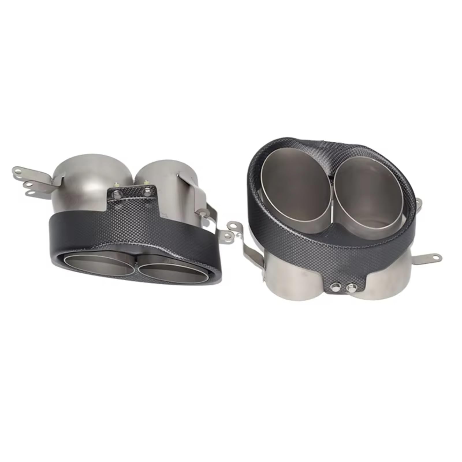 Embout Echappement Pour RS6 RS7 2012-2018 Mise À Niveau Du Tuyau D'échappement Embout De Silencieux Buse Voiture Embout Silencieux(12-15 S7)