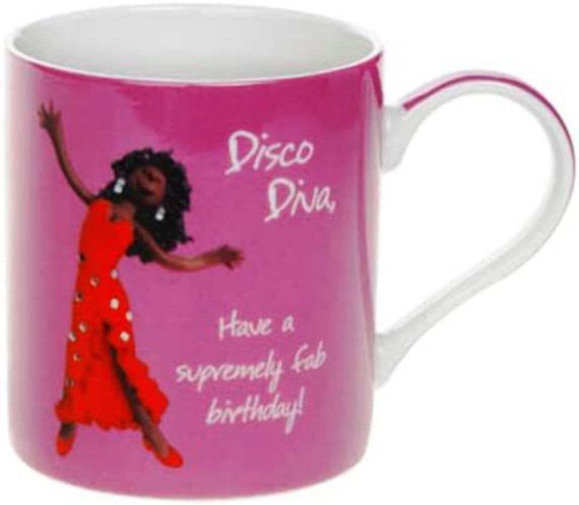 Lesser & Pavey Disco Diva Birthday Mug