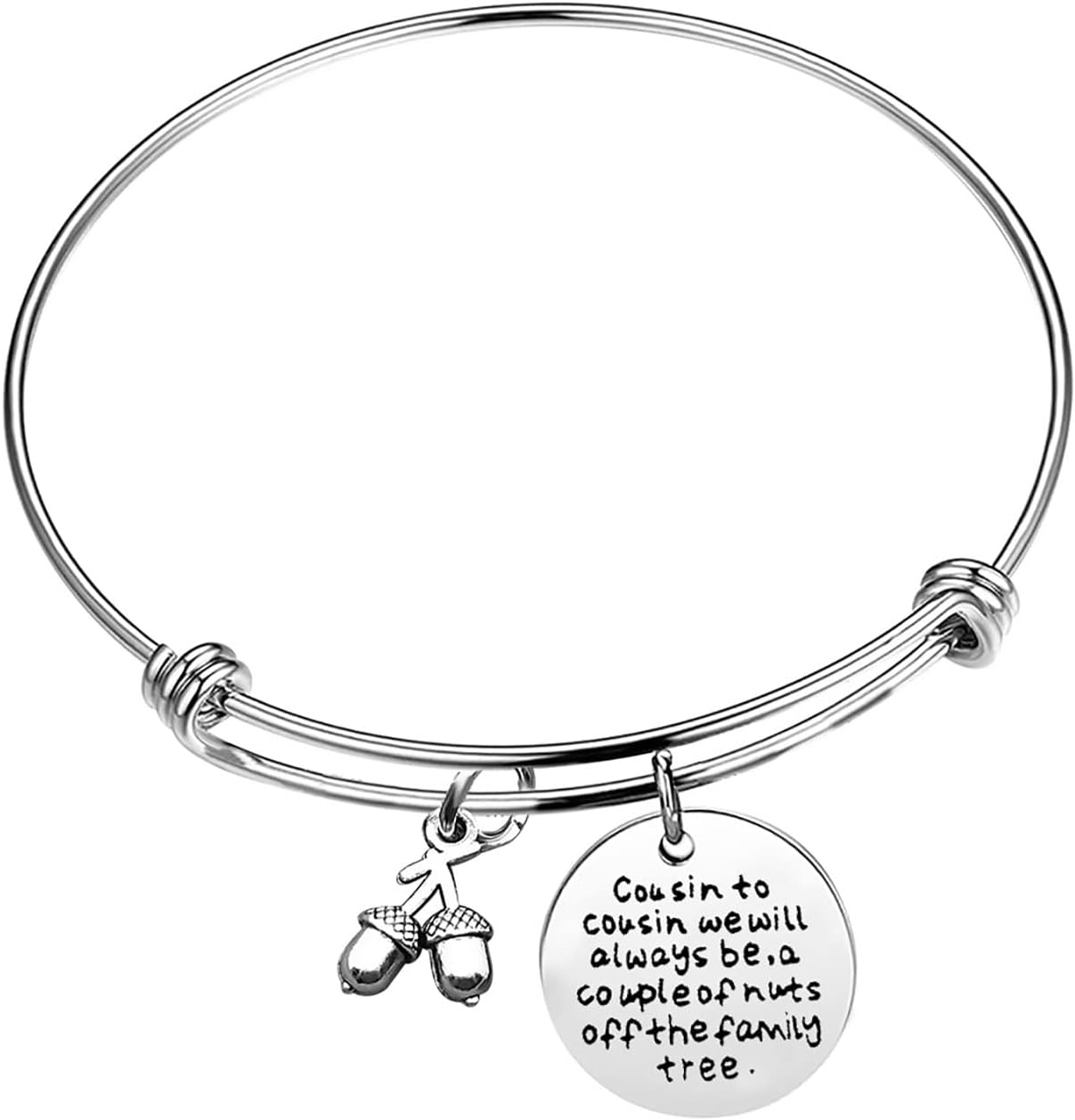 Vadaka Cousin Bracelet from Cousins Gift Family Jewelry Bracelet Birthday Gifts for Women Friend Christmas Graduation Gifts