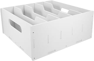 Cash Drawer Tray Replacement Storage Box with Cover, White Foam