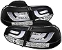ACANII - For Black 2010-2014 VW MK6 Golf GTI Lumileds LED Tail Lights w/LED Strip Brake Lamps 10 11 12 13 14 Left Right