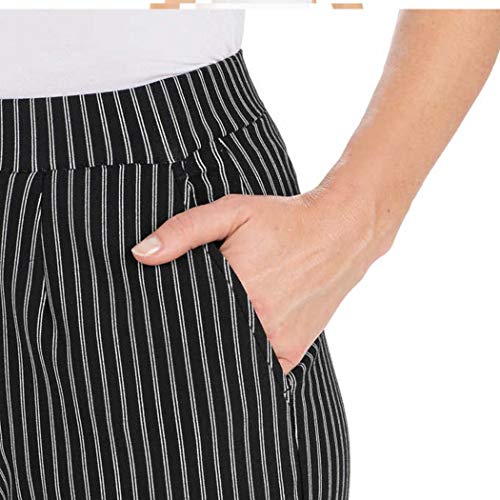 Hilary Radley Ladies' Pull On Pant/Black & Stripe/X-Large4