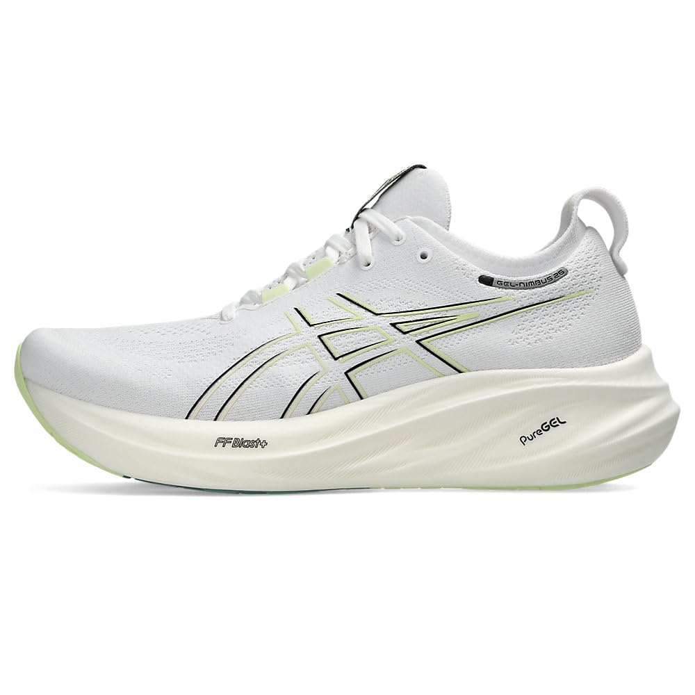 ASICS Mens Gel-Nimbus 26 White/Birch Running Shoes - 6 UK (1011B794.102) (B0CYT3N4JJ) Amazon Price History, Amazon Price Tracker