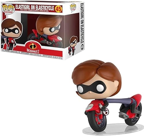 Funko Pop! Ride Disney: Incredibles 2 - Elastigirl con elástico figura coleccionable