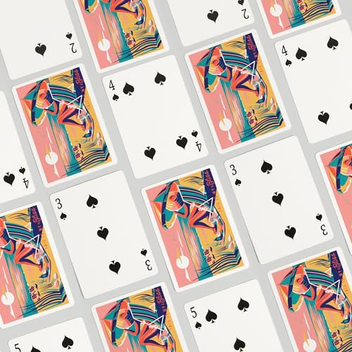 Mazo de Cartas Mujer en la Playa, 52 Naipes Póker miniatura 4