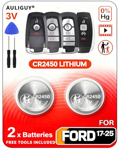 Key Fob Replacement Batteries for Ford/Lincoln 2017-2025 F150 Explorer Edge