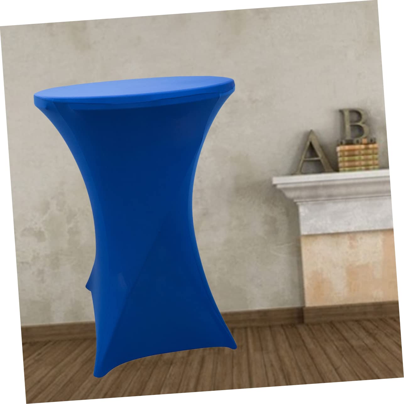 MAGICLULU Tovaglia Elastica Rotonda 80x110 Cm in Poliestere Spandex Blu