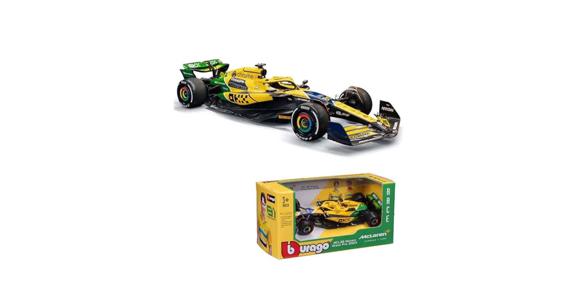 Burago F1 McLaren 1/43スケールレーシングカー S4cfe6e83ebdc4eb687f69a4168b3f