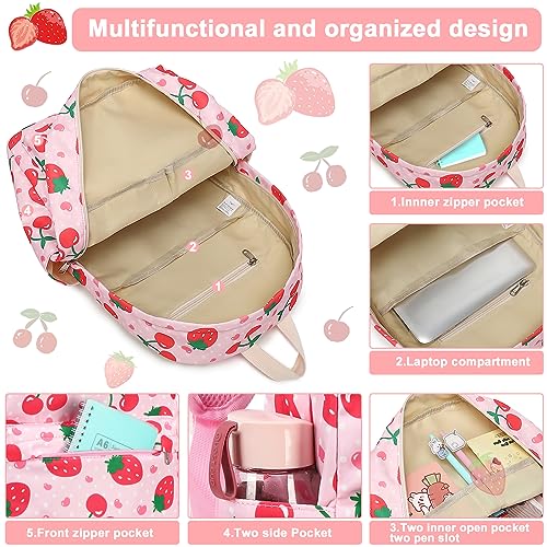 Image of Girls Backpack for Kids Elementary Bookbag Girly School bag Children Laptop Bag
