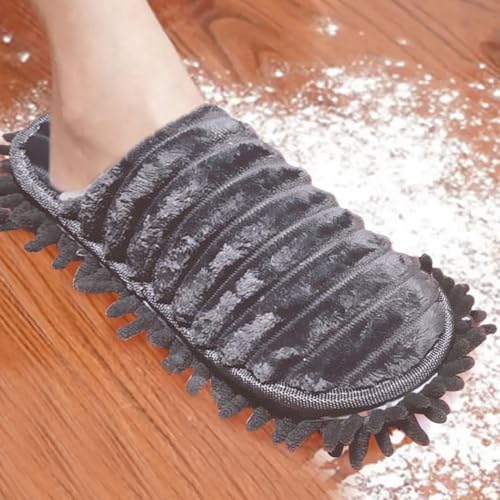 Unisex Microfiber Slippers,Floor Cleaning Mop,Detachable Washable Mop Shoes,Silent House Dusting Slippers,Floor Dust Dirt Cleaning Slipper for Women Men3