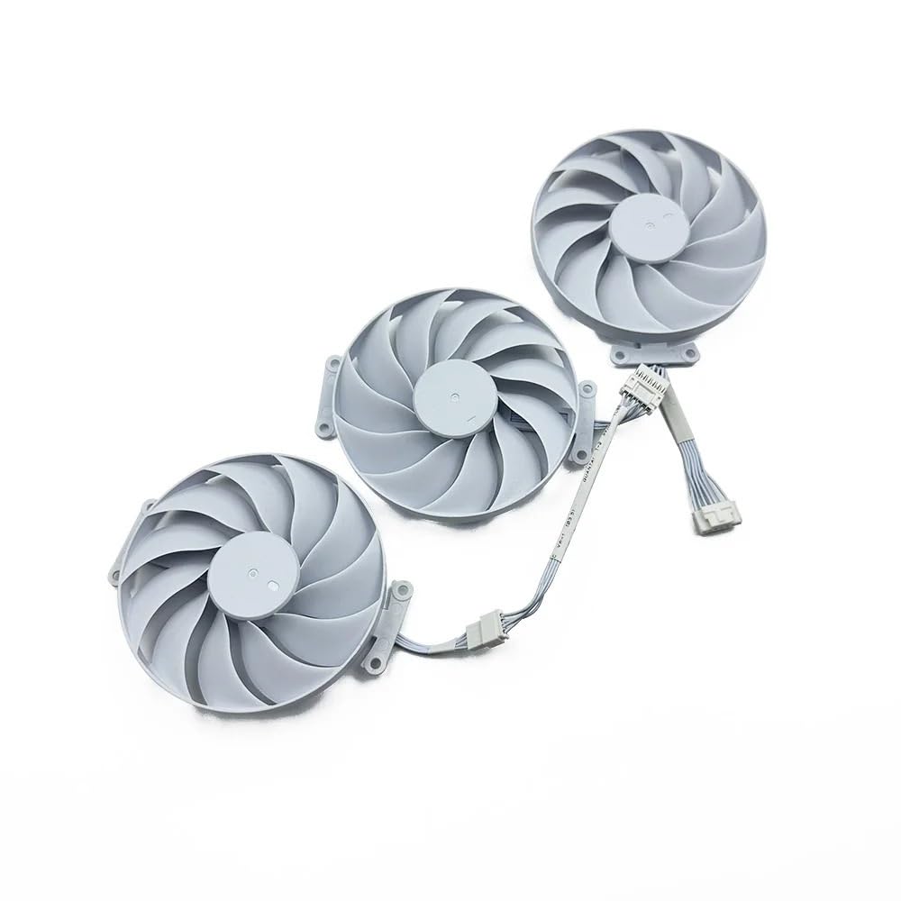 Wentylator zamienny do karty graficznej Asus GeForce RTX 4070 SUPER TUF WHITE OC, 7-pinowy, CF9015U12D, RTX4070 Ti(3-Fan)