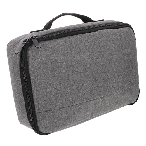 POPETPOP Portable Projector Storage Bag with Handle for Use Multi Functional Splicing Case for Digital Projectors Chic Design for Travel and Daily Convenience