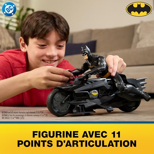 Spin Master Pack Batcycle Rc + Figurine Batman 30 Cm Batman - vue 9
