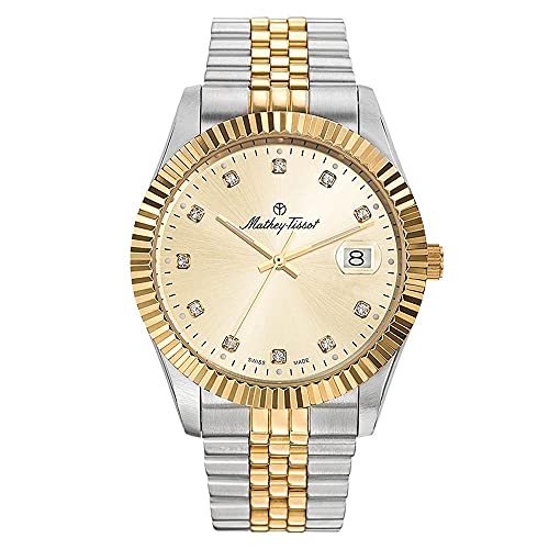Mathey-Tissot Analog Gold Dial Men's Watch-H710BDI