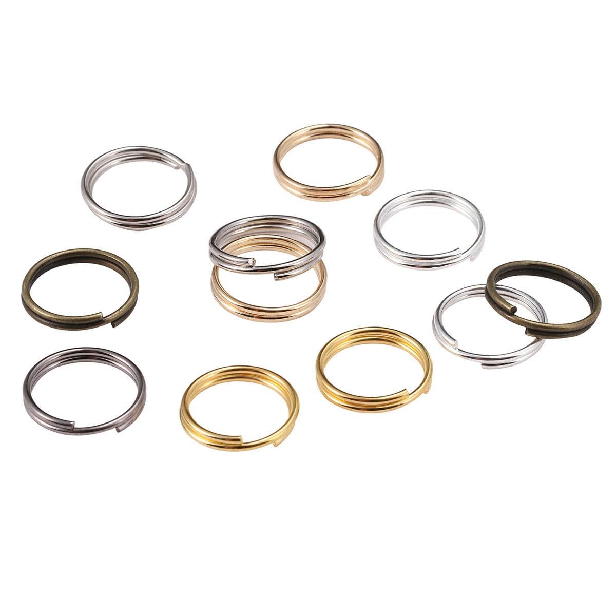 100 Pezzi 6mm Bali Aperto Salto Anello Argento Antico Cromato Gioielli