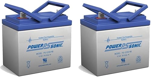 Power Sonic Batería de repuesto SLA de 12V 35AH para MK MU 1 SLD A - 2 unidades