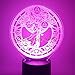 Produktbild 3D Anime Spiele Prinzessin Led Nachtlicht, Led Schlaflicht Illusion Lampe Mit 7 Farben Farbwechsel Hauptdekoration Licht, Stereo Illusion Tischlampe Für Kinder Geburtstag Geschenk