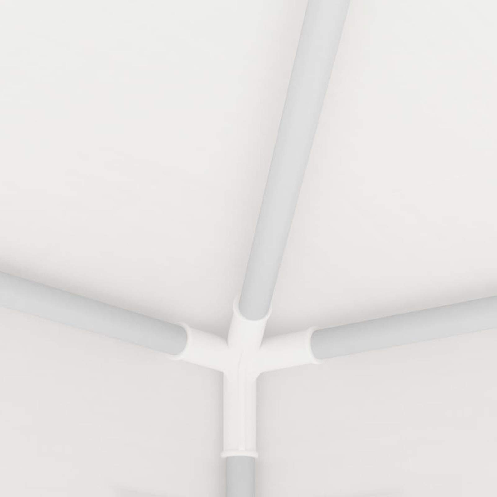 Homgoday Casa Mobilia Gazebo Professionale con Pareti 2x2 m Bianco 90 g/m², Gazebo da Giardino, Gazebo Ombrellone da Giardino Spiaggia Pesca Esterno Antivento per Arredo Giardino Terrazzo Ambienti