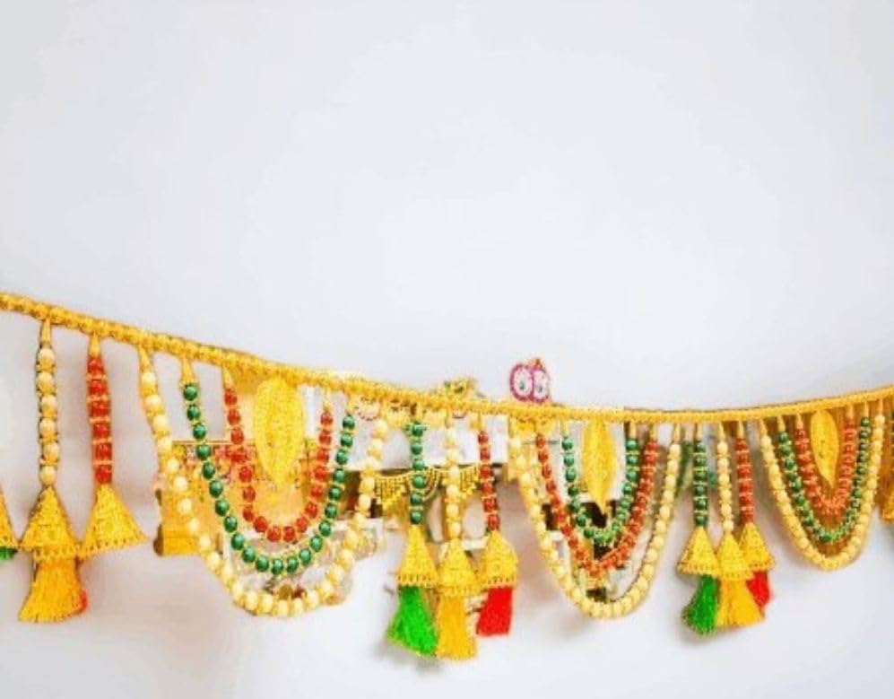 Buy Saja Traditional Designed Handmade Pom Pom Door Hanging