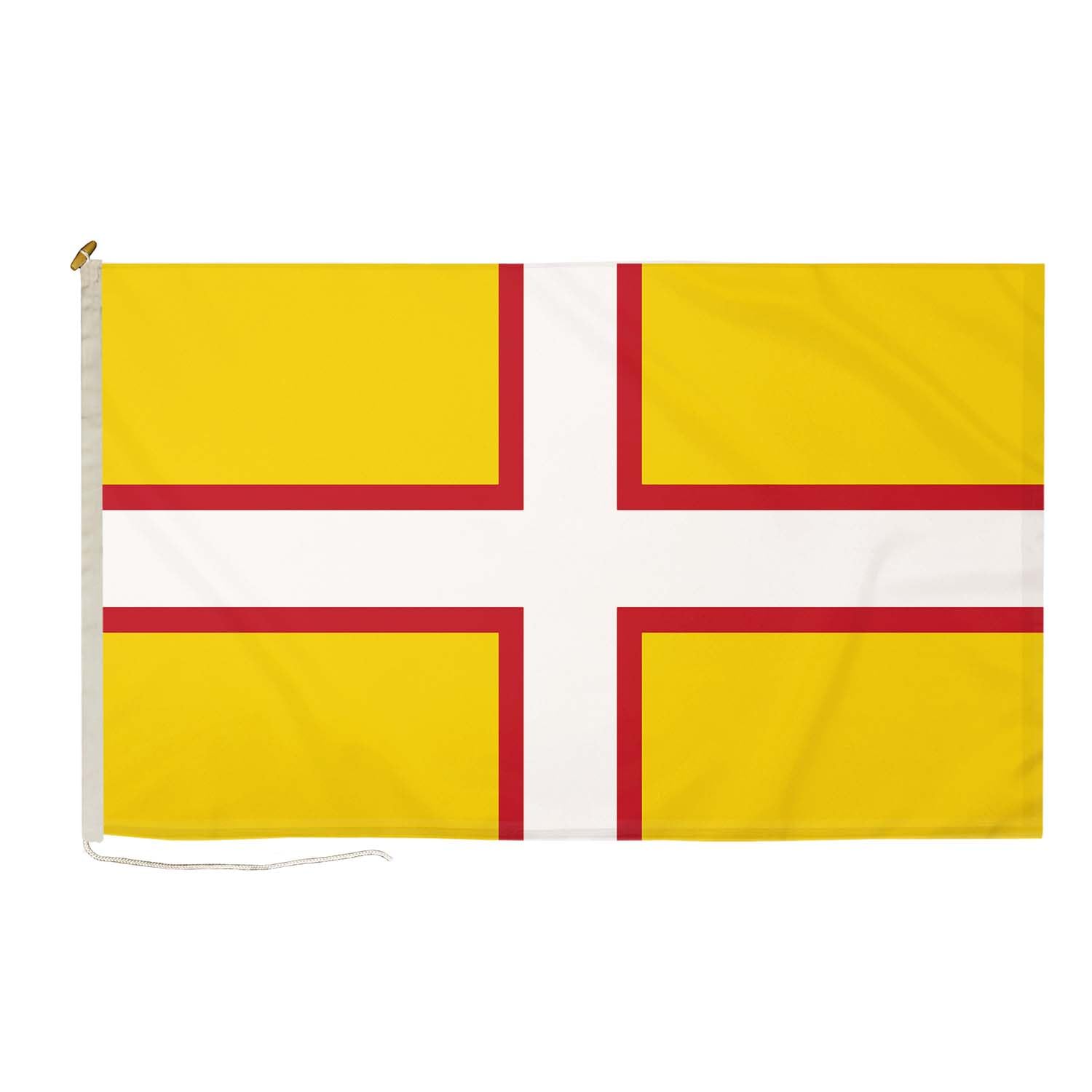 DuraFlag Dorset New Small Courtesy 20x12" Rope and Toggled Premium Quality 50x30cm Flag