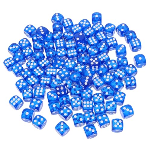 Dadi trasparenti: sono facili da trasportare, leggeri e possono essere infilati in tasca, in borsa, nello zaino, ecc., dadi per giochi da tavolo