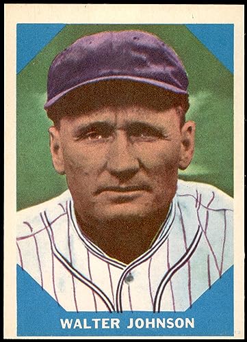1960 Fleer #6 Walter Johnson Washington Senators Baseball