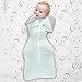 Love to Dream Swaddle Up Transition Swaddle, Patented Zip-Off Wings, Gently Help Baby Transition from Being Swaddled to Arms Free When Showing Signs of Rolling, 1.0 TOG, 13-19 lbs, Mint