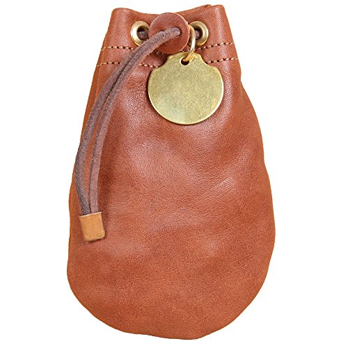 Col. Littleton Full-Grain Leather Possibles Pouch | Handcrafted in Lynnville, TN USA | Small/Brown