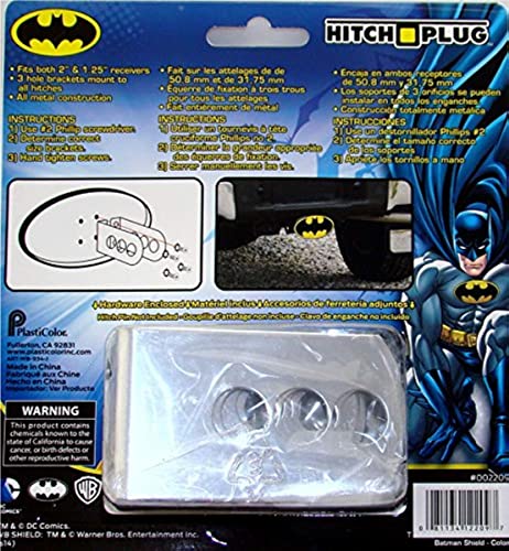 Plasticolor 002209R01 Warner Brothers Warner. Bros Batman Hitch Cover, 1 Pack #TOP5