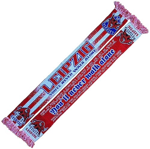 RB Leipzig Fanschal Aus Strick - Acryl Lycra Schal | Offizieller Fan Artikel