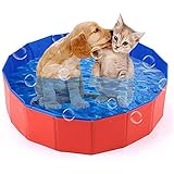 Piscina dos colores para perros